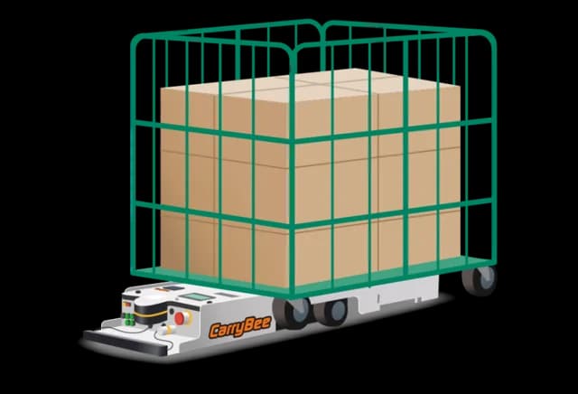 Aichikikai Techno System CarryBee Low-floor lifter AGV
