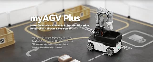 Elephant Robotics myAGV / myAGV Plus — representative image of the family Elephant Robotics myAGV Plus
