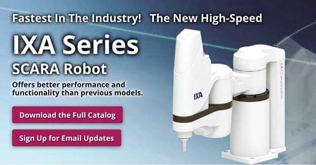 IAI (Intelligent Actuator) IXA Dust-proof/Splash-proof — immagine rappresentativa della famiglia IAI IXA SCARA Series