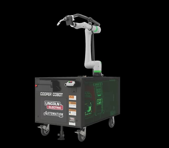 Lincoln Electric Cooper CRX Aluminum Welding Cobot — representative image of the family Lincoln Electric Cooper CRX Aluminum