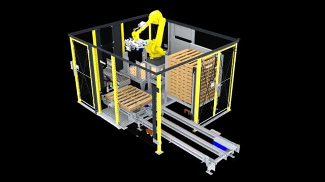 Pearson Packaging Systems RPC-PH Pallet Handling Robotic Palletizer