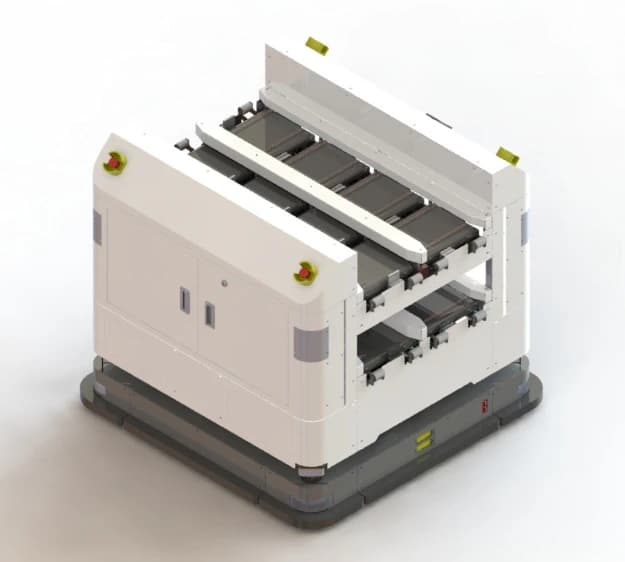 Robostar Two-Tier Tray Conveyor Type AMR (QD) — immagine rappresentativa della famiglia Robostar Two-Tier Tray Conveyor Type AMR
