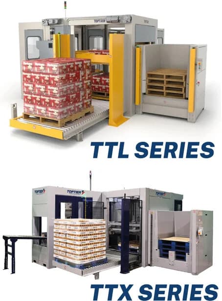 TopTier (Aetna Group/Robopac) Low Infeed Palletizer