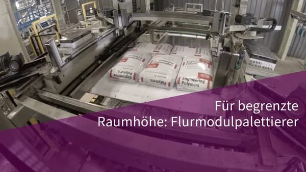 Möllers Packaging Technology Low level palletizer PFS